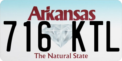 AR license plate 716KTL