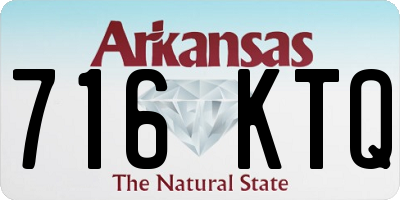 AR license plate 716KTQ