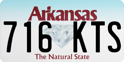 AR license plate 716KTS