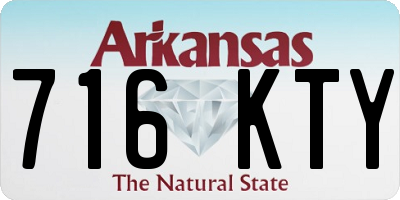 AR license plate 716KTY