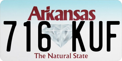 AR license plate 716KUF