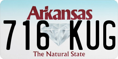 AR license plate 716KUG