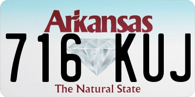 AR license plate 716KUJ