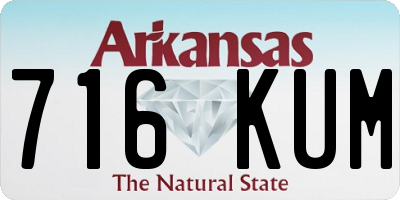 AR license plate 716KUM