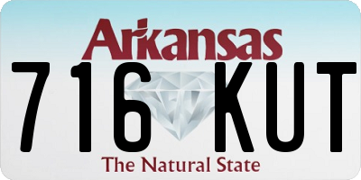 AR license plate 716KUT