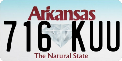 AR license plate 716KUU