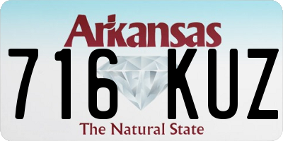 AR license plate 716KUZ