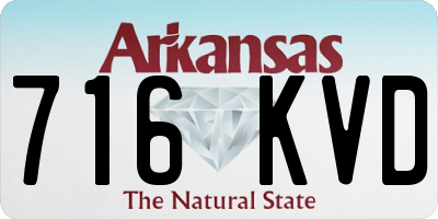 AR license plate 716KVD