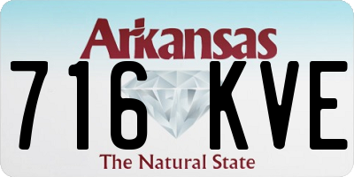 AR license plate 716KVE