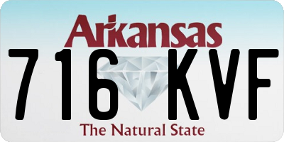 AR license plate 716KVF