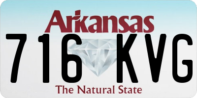 AR license plate 716KVG