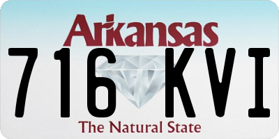 AR license plate 716KVI