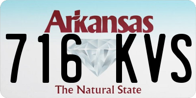 AR license plate 716KVS