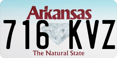 AR license plate 716KVZ