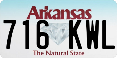 AR license plate 716KWL