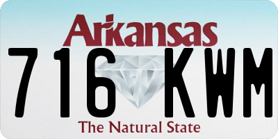 AR license plate 716KWM