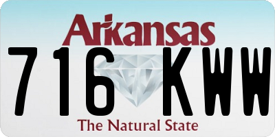 AR license plate 716KWW