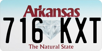 AR license plate 716KXT