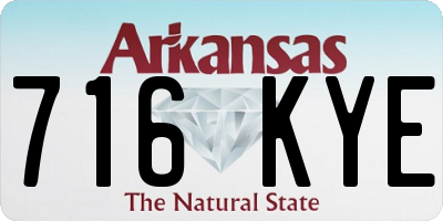 AR license plate 716KYE
