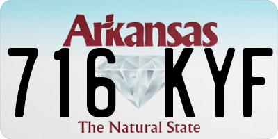 AR license plate 716KYF