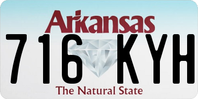 AR license plate 716KYH