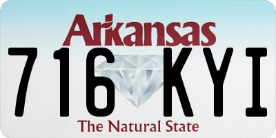 AR license plate 716KYI