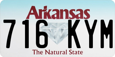 AR license plate 716KYM