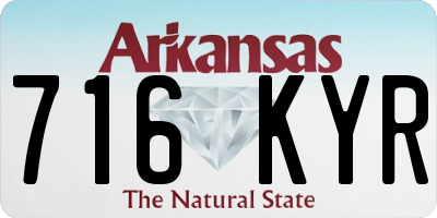 AR license plate 716KYR