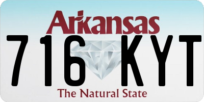 AR license plate 716KYT