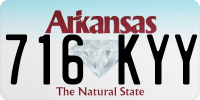 AR license plate 716KYY