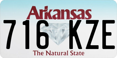 AR license plate 716KZE