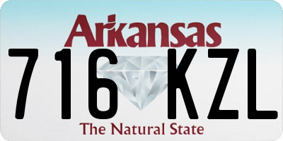 AR license plate 716KZL