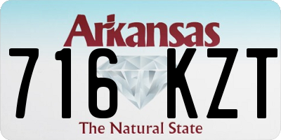 AR license plate 716KZT
