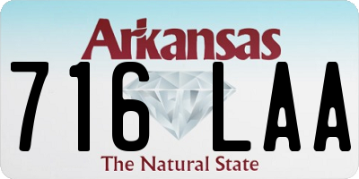 AR license plate 716LAA