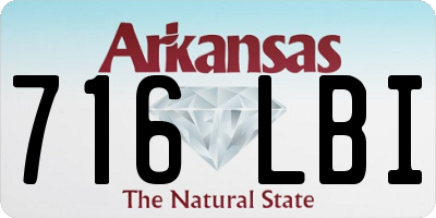 AR license plate 716LBI