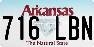 AR license plate 716LBN