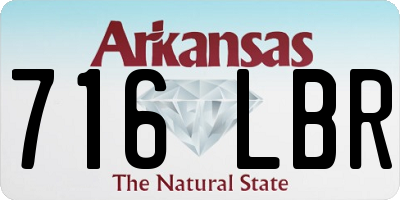 AR license plate 716LBR