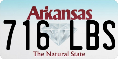AR license plate 716LBS