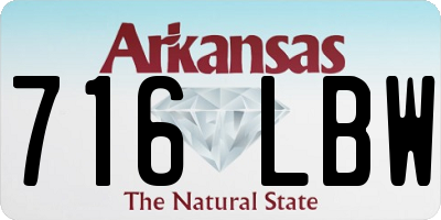 AR license plate 716LBW