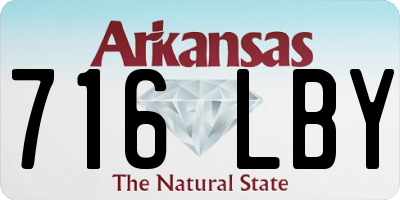 AR license plate 716LBY