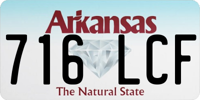 AR license plate 716LCF