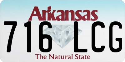 AR license plate 716LCG