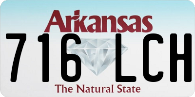 AR license plate 716LCH