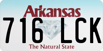AR license plate 716LCK
