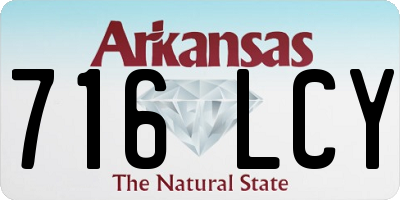 AR license plate 716LCY