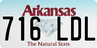 AR license plate 716LDL