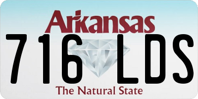 AR license plate 716LDS