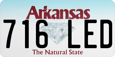 AR license plate 716LED