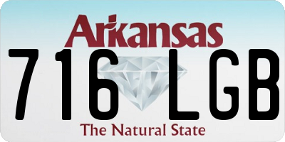 AR license plate 716LGB