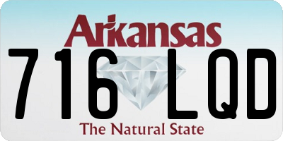AR license plate 716LQD